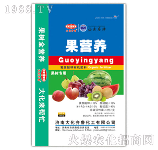 黃腐酸鉀有機肥料-果營養(yǎng)-大化齊魯
