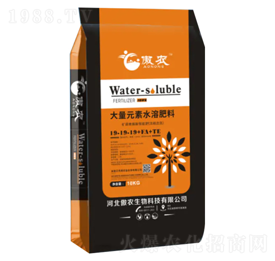 大量元素水溶肥料19-19-19+FA+TE-傲農(nóng)