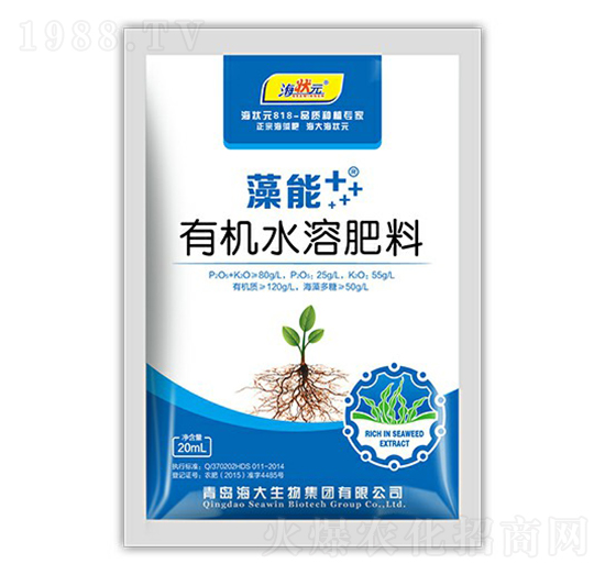 袋裝有機水溶肥料-藻能+海狀元-海大生物