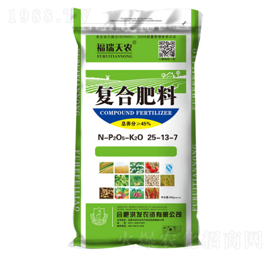 福瑞天農(nóng)復合肥料25-13-7-東星