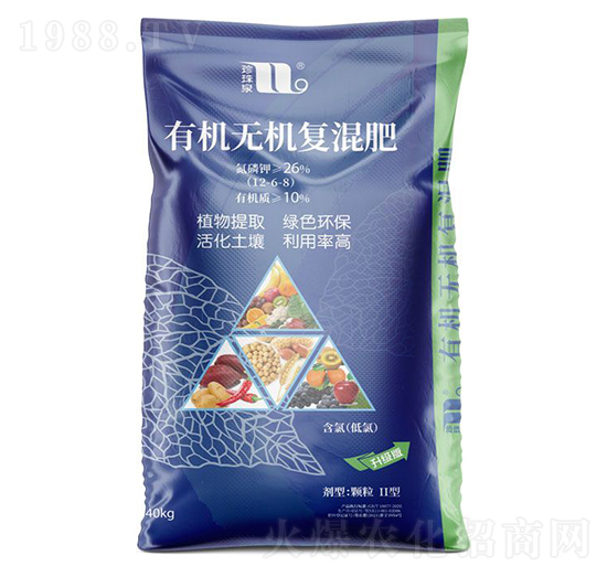 有機無機復混肥料12-6-8-珍珠泉-華強化工集團