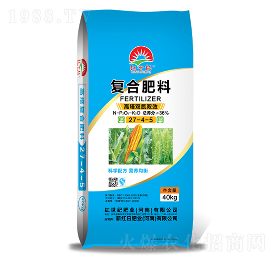 高塔雙氮雙效復(fù)合肥料27-4-5-紅世紀