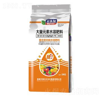 高氮型螯合功能大量元素水溶肥料30-10-10+0.8MgO+TE-艾姆沃爾